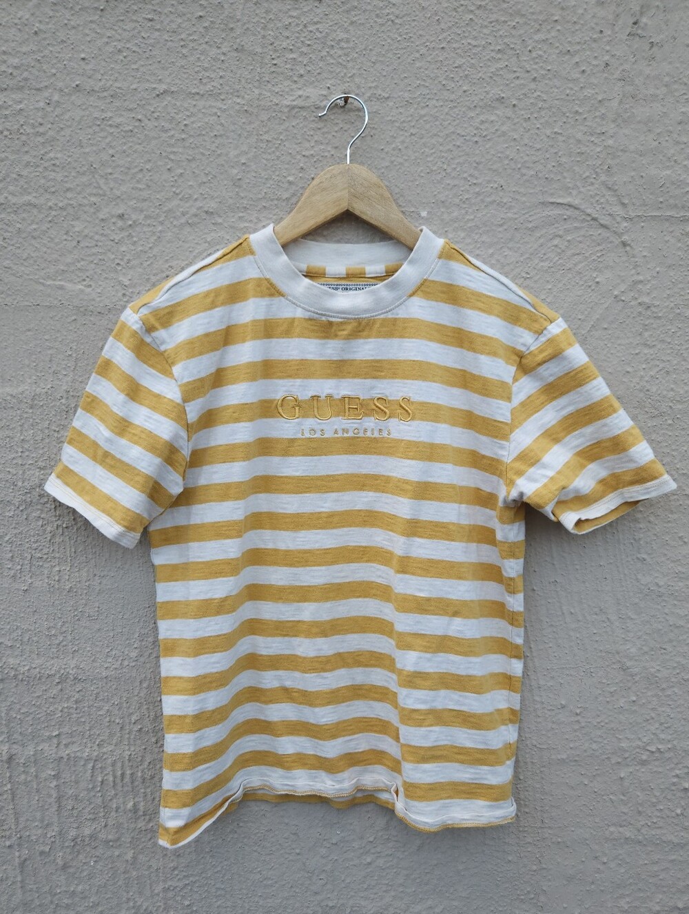 GUESS Vintage Striped Boxy Tee